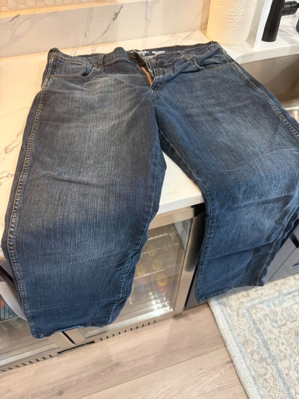 Wrangler Retro Relaxed Fit Bootcut Jeans SIZE 36X32